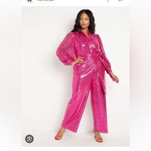 NWT ELOQUII Sequin Jumpsuit